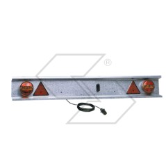 Rear bumper 2000 mm with kit and NEWGARDENSTORE wiring harness for tractor