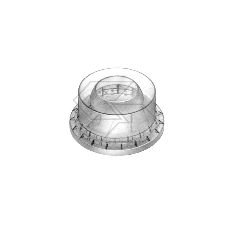 Parte trasparente in plastica per prefiltro a ciclone per motore ACME ADN 37-43