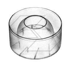 Transparent part for oil bath air filter for ACME JLO ZANETTI engine | Newgardenstore.eu