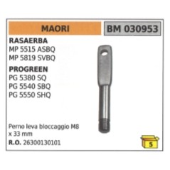 M8 x 33mm locking lever pin MAORI - PROGREEN mower MP5515ASBQ MP5819SVBQ