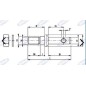 Zapfendurchmesser 22-28 mm für Ackerschlepper-Geräteanbau