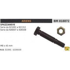 Safety pin M8x45mm ARIENS snowplough series 921001 to 921312 | Newgardenstore.eu