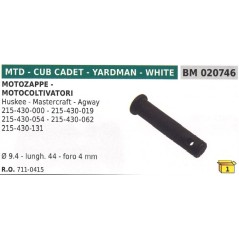 Sicherheitsstift Stiftdurchmesser 9,4mm L 44mm Loch 4mm Schneefräse MTD | Newgardenstore.eu