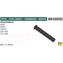 Goupille de sécurité chasse-neige MTD - CUB CADET 645D 650D CSV24 - 711-0833B