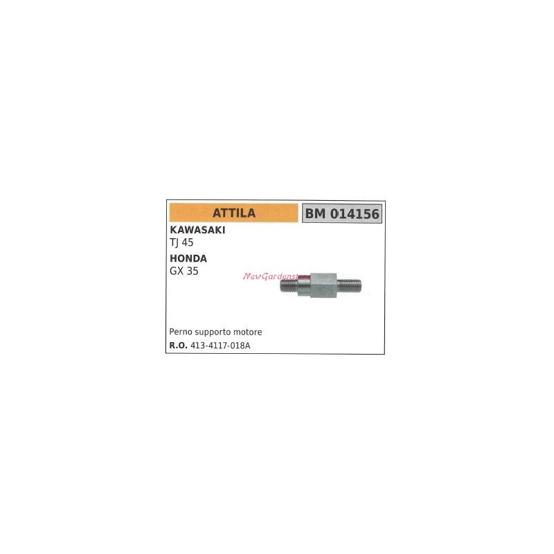 Engine support pin ATTILA brushcutter gx 35 honda 014156