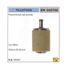TILLOTSON large type with felt attachment Ø  4.8 mm OW497