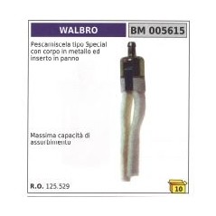 WALBRO tipo especial cuerpo metálico con conexión de fieltro 125.529