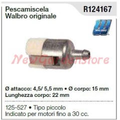 WALBRO tuyau de soufflage pour tronçonneuse 125 527 petit type R124167 | Newgardenstore.eu
