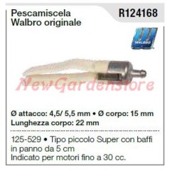 Pescamiscela filtro WALBRO motosega decespugliatore tipo piccolo con baffi originale