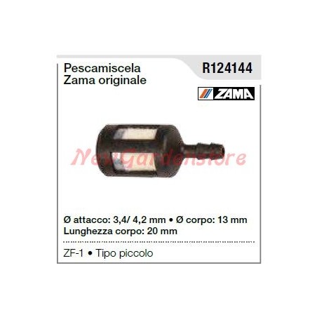 Pescamiscela WALBRO per motosega ZF-1 tipo piccolo R124144 | Newgardenstore.eu