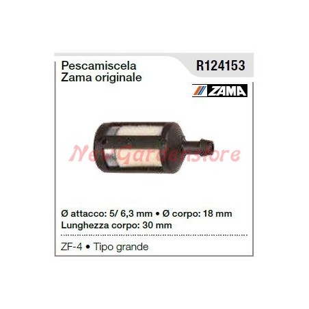 Mosquero WALBRO para motosierra ZF-4 tipo grande R124153 | Newgardenstore.eu