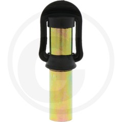 Weld-on support column for agricultural machine LED rotating beacon