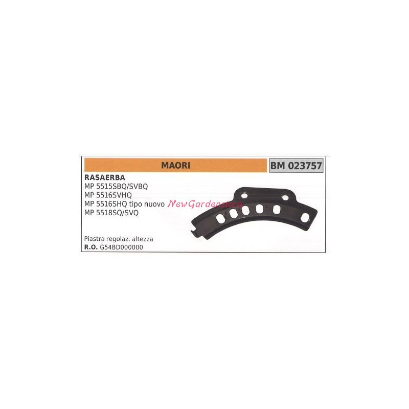 Piastra altezza MAORI rasaerba tosaerba tagliaerba MP5515SBQ/SVBQ 023757