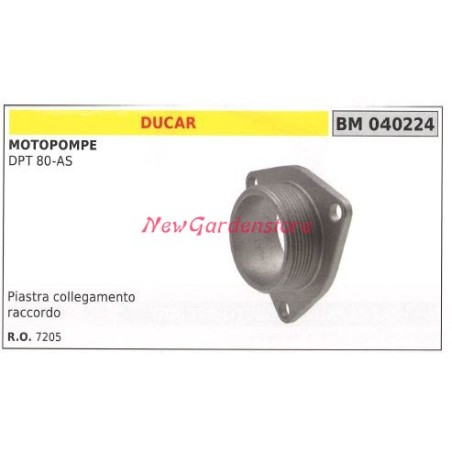 Kupplungsanschlussplatte DUCAR-Motorpumpe DPT 80-AS 040224 | Newgardenstore.eu