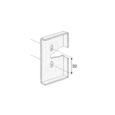 Lock fixing plate models A17624 A17625 A17626 A17627