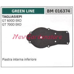 Placa interior inferior GREENLINE cortasetos GT 600D EKO 700D 016374 | Newgardenstore.eu