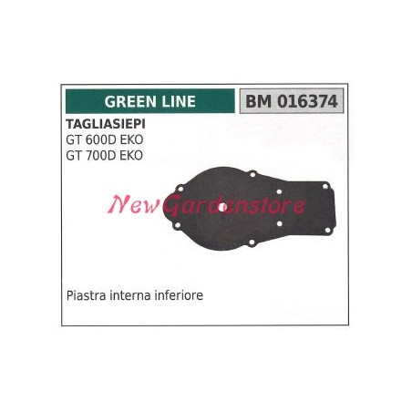 Lower inner plate GREENLINE hedge trimmer GT 600D EKO 700D 016374 | Newgardenstore.eu