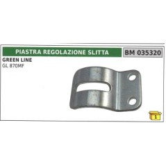 Piastra regolazione slitta per motofalciatrice GL 870MF