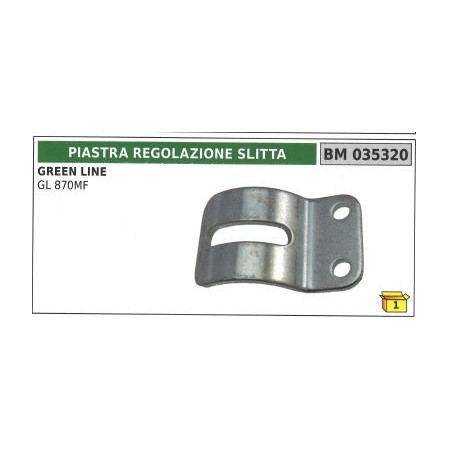 Piastra regolazione slitta per motofalciatrice GL 870MF | Newgardenstore.eu