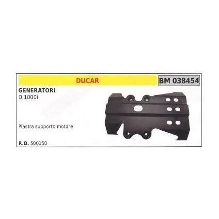 Placa soporte motor DUCAR para generador D 1000i | Newgardenstore.eu