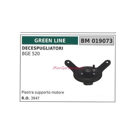 Piastra Supporto motore GREENLINE decespugliatore BGE 520 019073 | Newgardenstore.eu