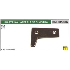 Piastrina dente doppio SF SINISTRA per motofalciatrice bcs 622 | Newgardenstore.eu