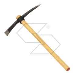 Extra type pickaxe with polished blade and 100 cm polished handle