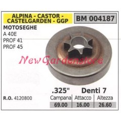 Pignone ALPINA motore motosega A40E PROF 41 45 325' denti 7 004187 4120800