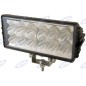 Barre lumineuse 12 LED 12-28V 36W 2700LM 200x90mm automotrice machine agricole tracteur