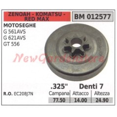 G561AVS G621AVS GT556 ZENOAH chainsaw clutch bell pinion 012577 EC208J7N