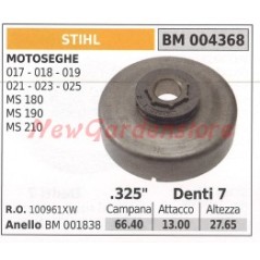 Clutch bell pinion STIHL chainsaw 017 018 019 021 023 025 004368 100961XW