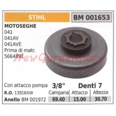 Pignon d'embrayage de tronçonneuse STIHL 041 041AV 041AVE 001653 13916XW