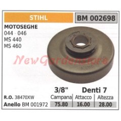 Chainsaw clutch bell pinion STIHL 044 046 MS440 MS46 002698 38470XW