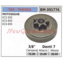 Chainsaw clutch bell pinion TAS TANAKA ECS505 ECS650 ECS655 001774 | Newgardenstore.eu