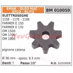 Pignone catena EMAK per elettrosega 115E 117E 119E OM 1500 1700 010059