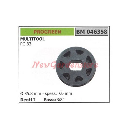 PROGREEN chain sprocket for PG 33 multitool 046358 | Newgardenstore.eu