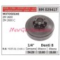 Pignon CINA moteur tronçonneuse ZM 2600 2600 C 1/4' dents 8 029417