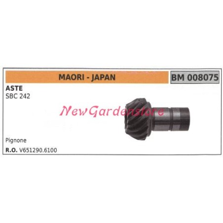 MAORI brushcutter bevel gear pair pinion 008075 | Newgardenstore.eu