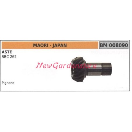 Pinion bevel gear pair MAORI brushcutter 008090 | Newgardenstore.eu