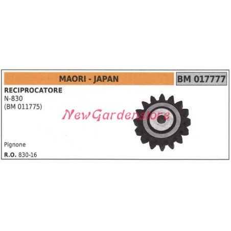 MAORI bevel gear pair pinion reciprocator N-830 017777 | Newgardenstore.eu