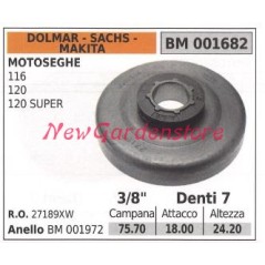 Piñón motor motosierra DOLMAR 116 120 SUPER .3/8' dientes 7 001682