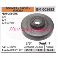 Sprocket DOLMAR chain saw motor 116 120 SUPER .3/8' teeth 7 001682 | Newgardenstore.eu
