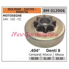 Piñón DOLMAR motor motosierra 144 152 CC .404' dientes 8 012906 | Newgardenstore.eu