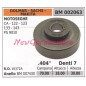 Piñón DOLMAR motor motosierra CA 122 123 133 143 .404' dientes 7 002063