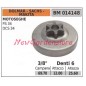 Piñón DOLMAR para motosierra PS 34 DCS 34 3/8' dientes 6 014148