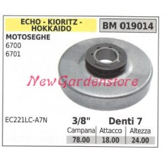 ECHO Kettensägenmotor Ritzel 6700 6701 3/8' Zähne 7 019014 | Newgardenstore.eu