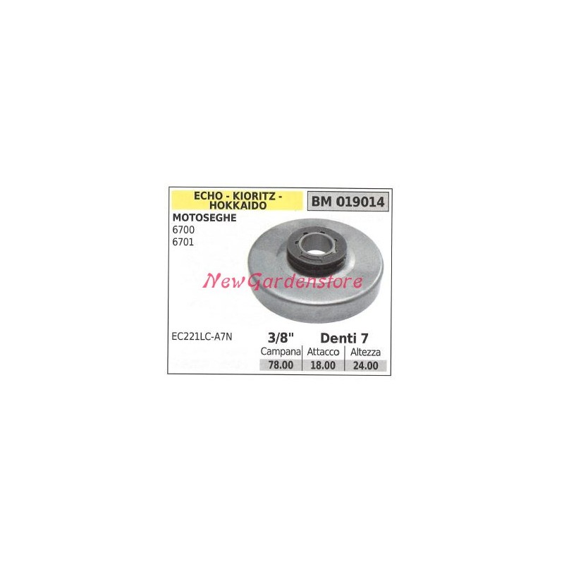 Pignone ECHO motore motosega 6700 6701 3/8' denti 7 019014