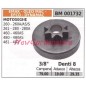 Piñón motor motosierra EMAK 260 260A/AS/S 261 280 280A 3/8' dientes 8 001732