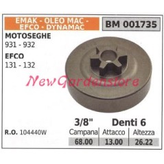 OLEOMAC chainsaw clutch bell sprocket EFCO 936 940 325' teeth 7 50060033 | Newgardenstore.eu