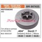 Piñón para motor de motosierra EMAK 999 .404' dientes 7 007455